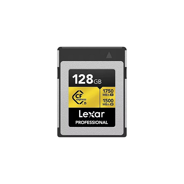 Cartão Lexar CF express B 128gb - 1750mb/s - Gold