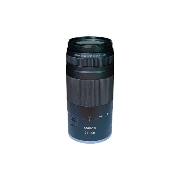 Lente Canon RF 75-300mm F4-5.6 - Seminova