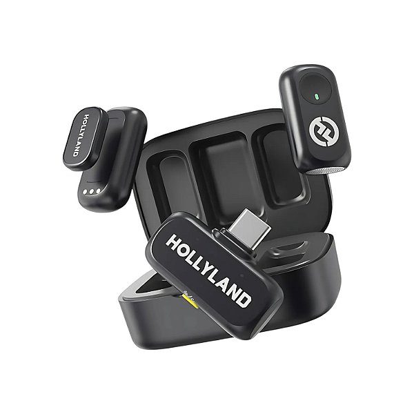 Microfone Sem Fio Hollyland Lark A1 Duo USB-C