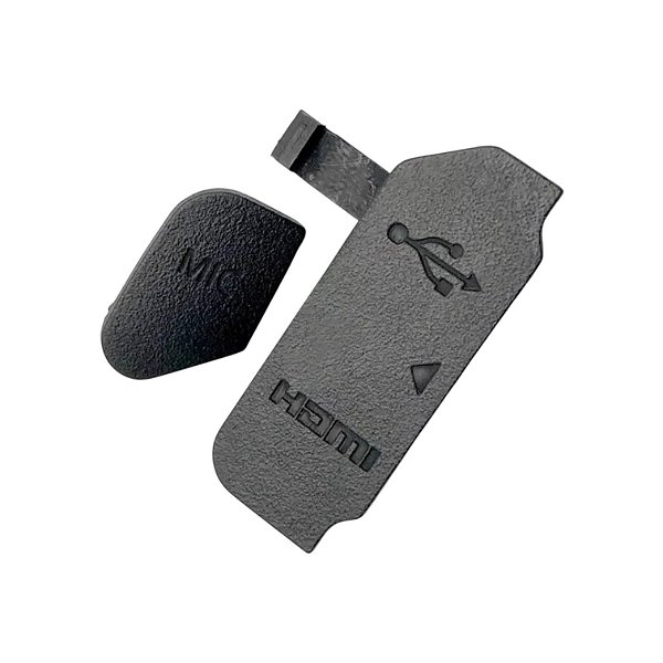 Porta Lateral de Borracha para Canon 6d Mark II Hdmi Mic 6d2