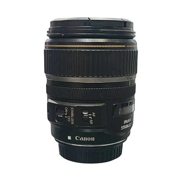 Lente Canon EF-S 17-85mm Ultrasonic  f4-5.6 IS USM Seminova