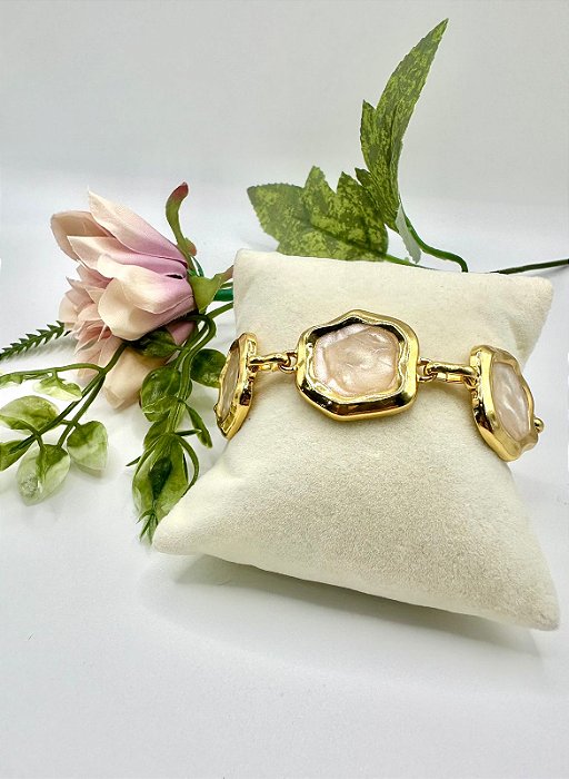 Pulseira com madrepérola