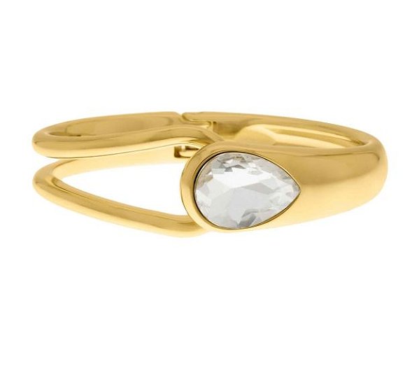 Bracelete com gota em zircônia grande