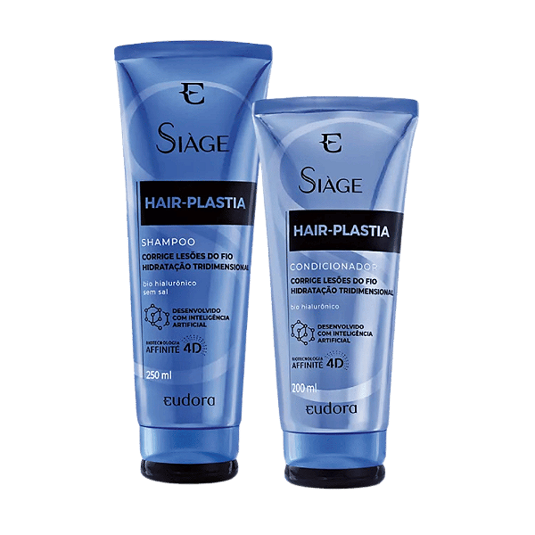 Kit Siage Hair Plastia Shampoo 250ml + Condicionador 125ml