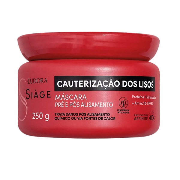 Mascara Capilar Siage Cauterização Dos Lisos 250g