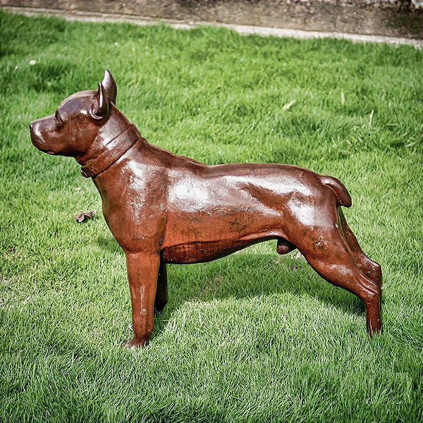 Escultura Cachorro Pitbull