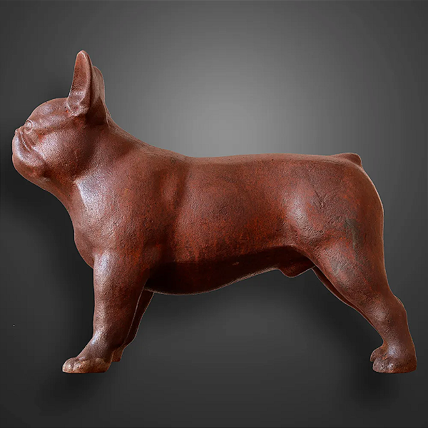 Escultura Cachorro Bulldog Francês