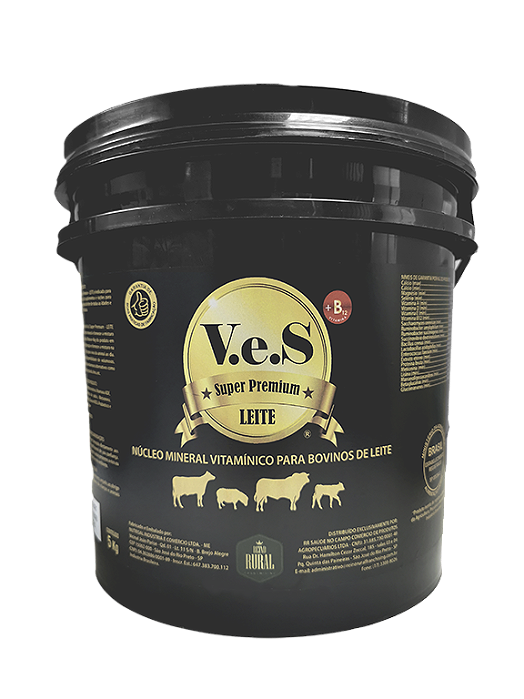 V.e.S Super Premium LEITE  - Núcleo Mineral e vitamínico para aumentar produção em Bovinos de Leite  5, 10 e 20 Kg