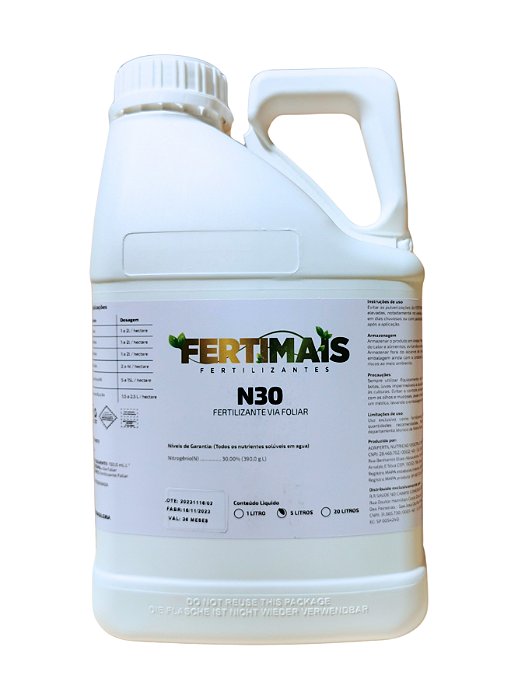 URÉIA líquida  N30 - Fertilizante Foliar da FERTIMAIS