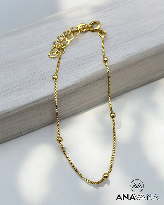Pulseira Veneziana com Bolinha