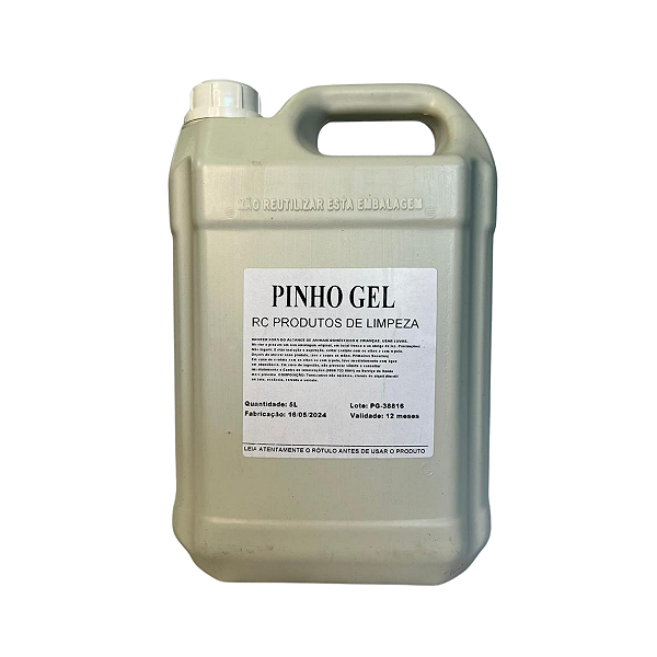 Desinfestante Pinho Gel RC Galão 5L Limpador