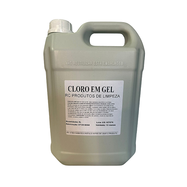 Cloro Desinfestante em Gel RC Galão 5L