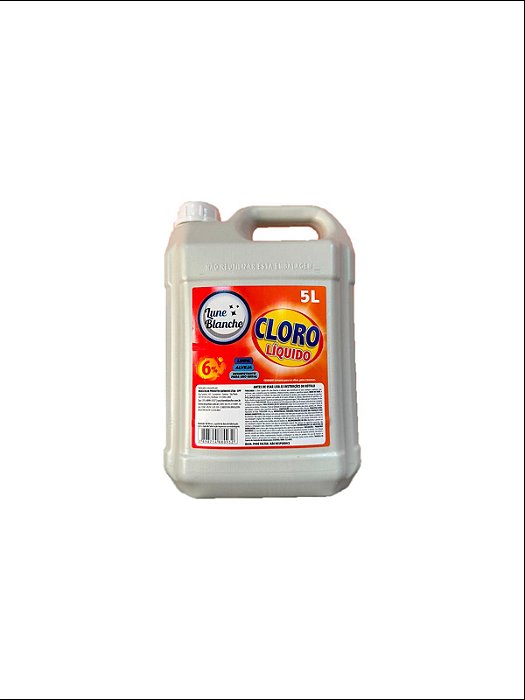Cloro Desinfetante Liquido RC Galão Lune Blanche 5L