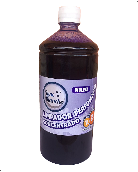 Limpador Concentrado Lune Blanche RC 1 Litro Rende 25litros Violeta