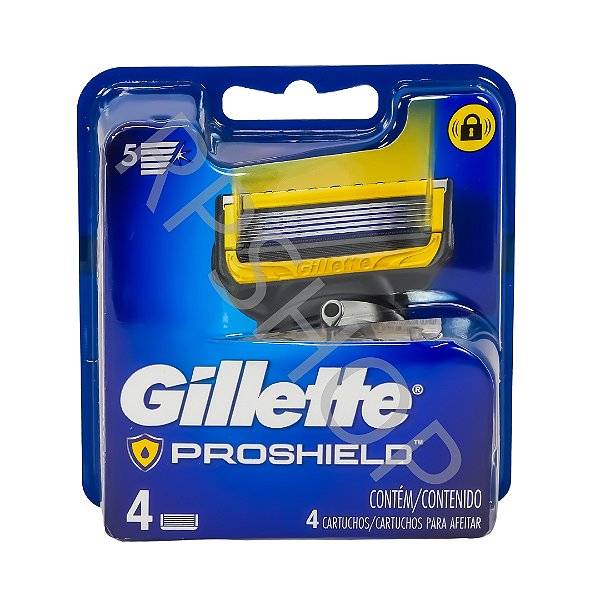Gillette ProShield - 4 cartuchos