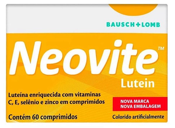 Neovite Lutein Vitamina C, E + Selênio E Zinco C/ 60 Comps