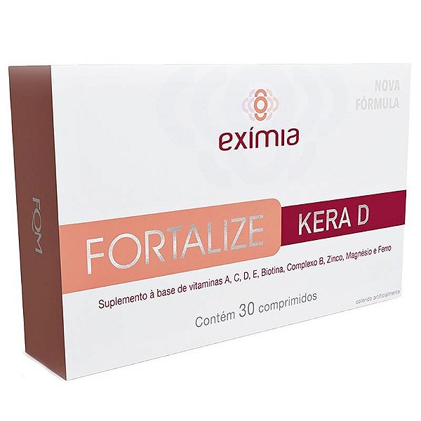 Exímia Fortalize Kera D com Vitaminas A/c/e Biotina C/ 30caps