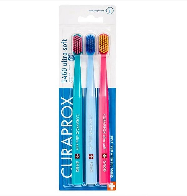 Escova Dental Curaprox 5460 - 3 unidades Sortidas