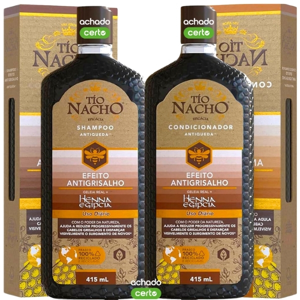 Tio Nacho Shampoo + Condicionador Efeito Antigrisalho 415ml