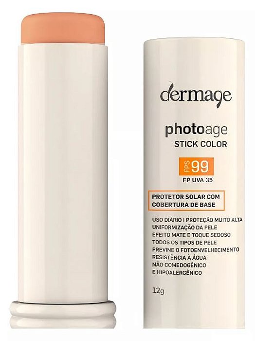 Dermage Protetor Solar Photoage Stick Color Claro Fps99 16g