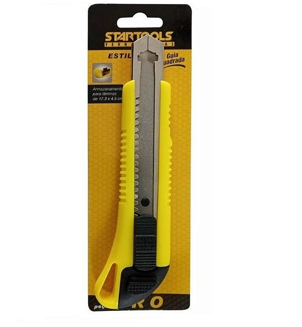 Estilete StarTools Pro Guia Quadrada 17,5Ccm