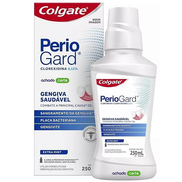 Enxaguante Bucal Colgate Periogard Sem Álcool Mint 250ml