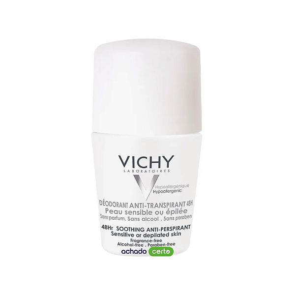 Vichy Desodorante Roll-on Antitranspirante 48h com 50ml