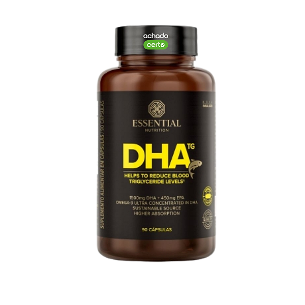 Essential Nutrition DHA Tg Super Concentrado com 90caps