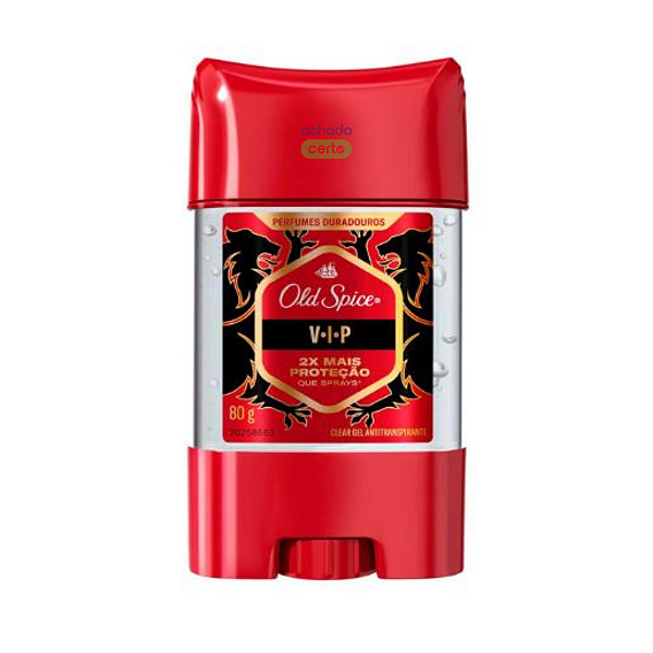 Old Spice VIP 2x Mais Proteção Duradoura 80g