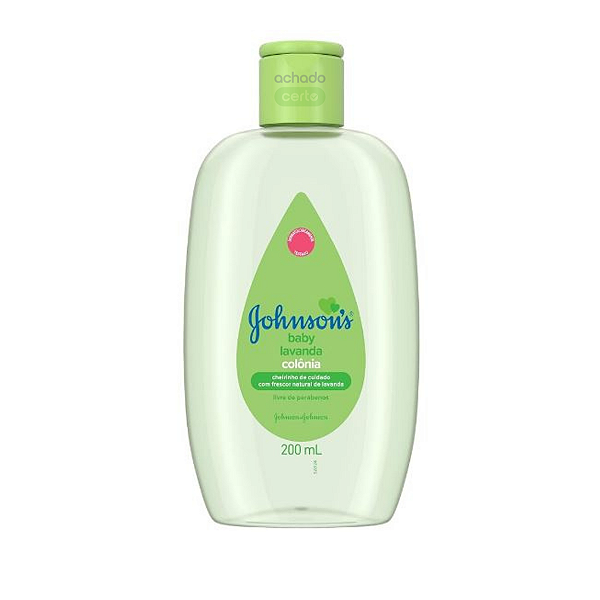 Johnsons Baby Lavanda Colônia Livre de Parabenos 200ml