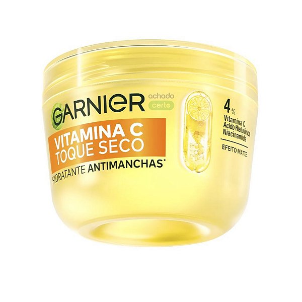 Garnier Vitamina C Toque Seco Hidratante Antimanchas 85g