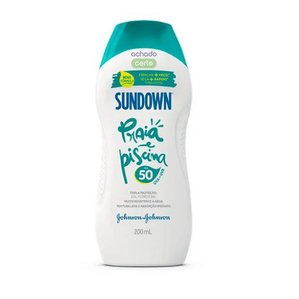 Sundown Protetor Solar Praia e Piscina Fps 50 200ml