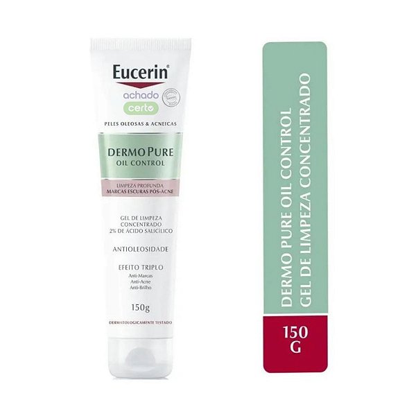 Eucerin Dermo Pure Oil Control Antioleosidado 150g