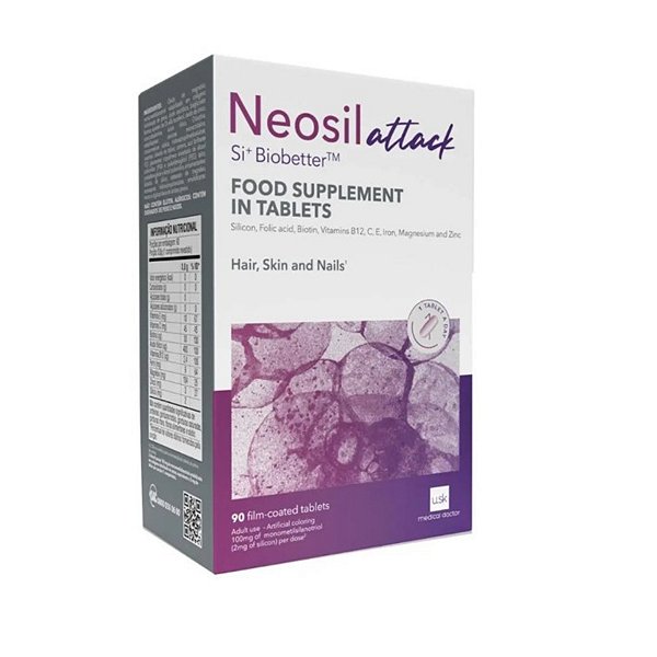 Neosil Attack Si+ Biobetter Suplemento Alimentar C/ 90caps