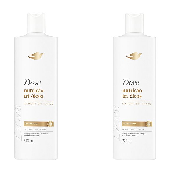Dove Shampoo Nutrição + Tri-Óleos Tecno. Bio-Protein 370ml