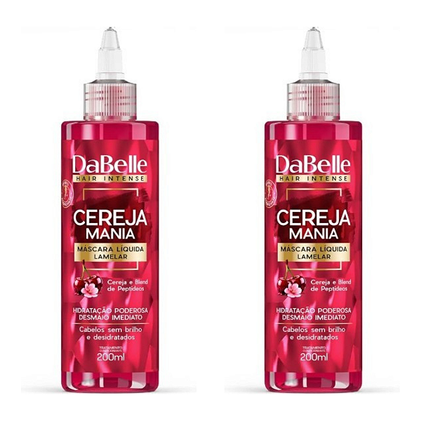 DaBelle Mascara Liquida Hidratação Brilho Cereja Mania 200ml