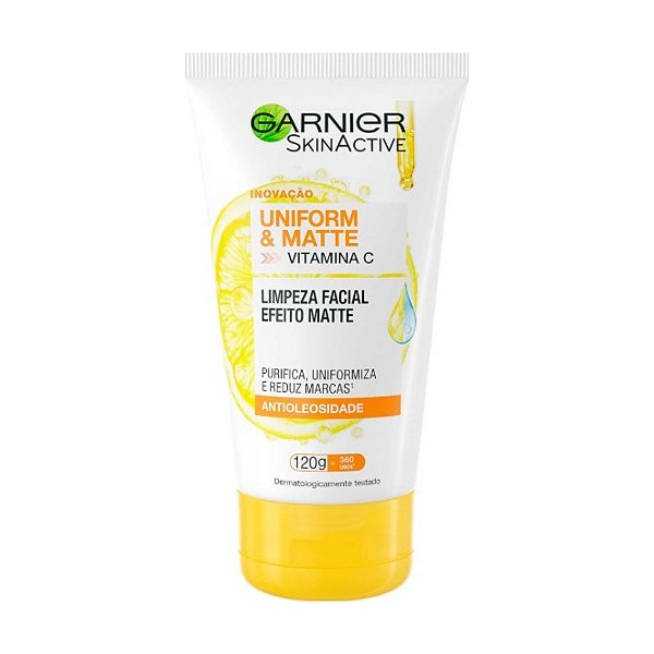 Garnier Skinactive Uniform & Matte Vitamina C Facial 120g
