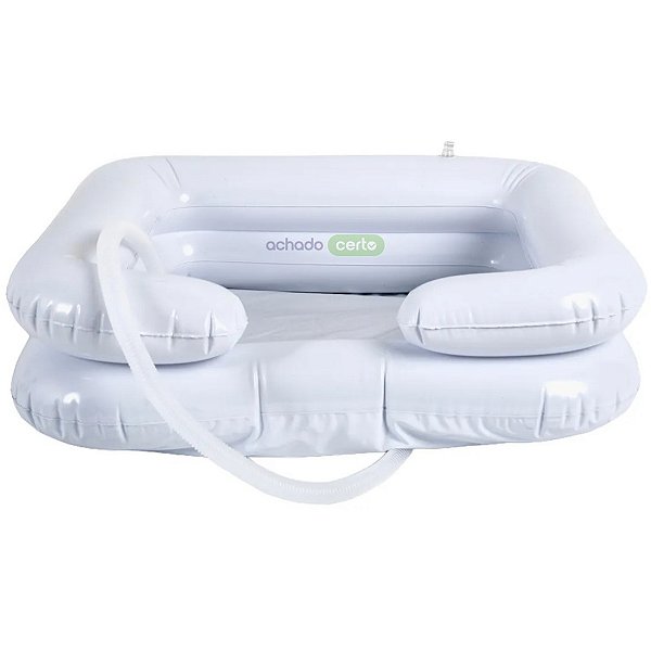 Lavatório Inflável Para Cabeça Pratico e Plastico Resistente