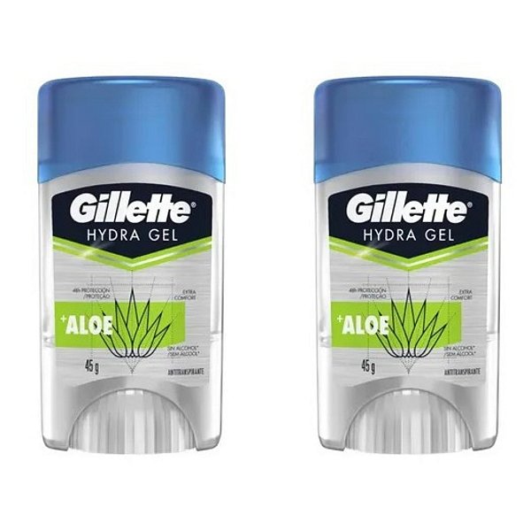 Gillette Hydra Gel 48h Proteção Aloe Extra Comfort 45g