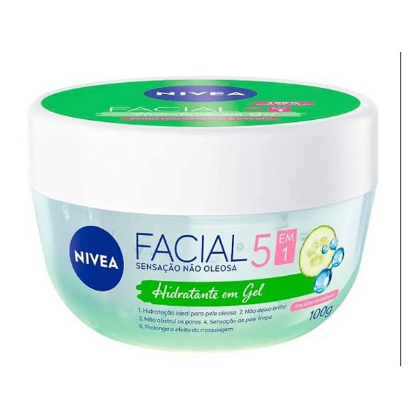 Nivea Creme Facial Hidratante em Gel Ácido Hialurônico 100g