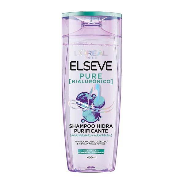 Elseve Pure Shampoo Purificante e Hidratante Capilar 400ml