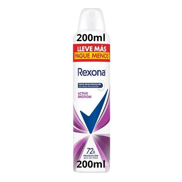 Rexona Active Emotion Antitranspirante Prolongado 200ml
