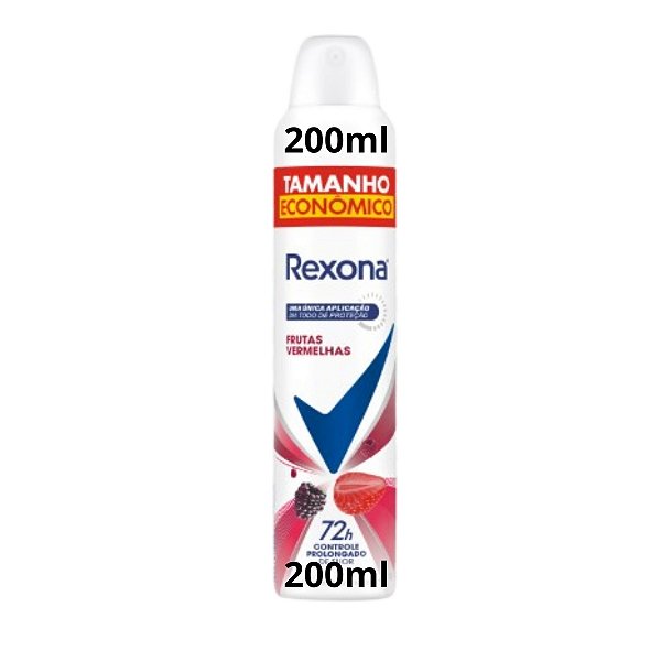 Rexona Frutas Vermelhas Antitranspirante Prolongado 200ml