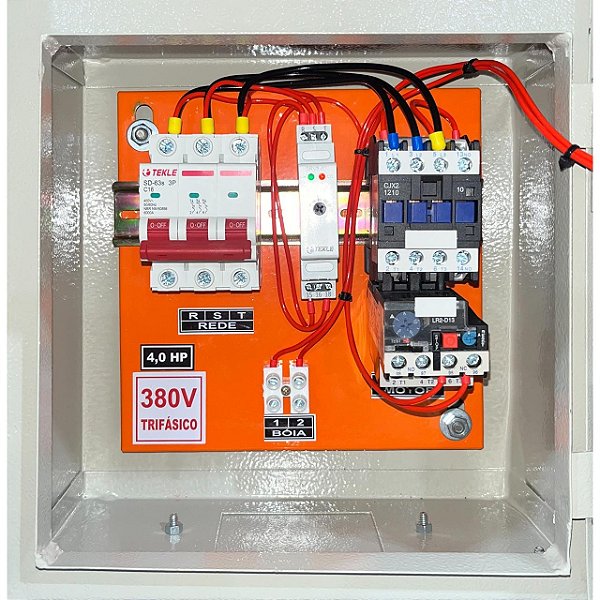 Painel  P/ bomba submersa 4,0CV Trifasico 380V
