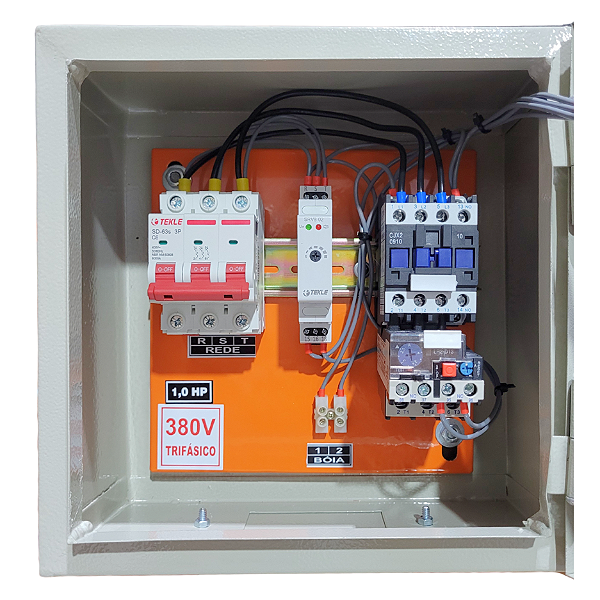 Painel P/ bomba submersa 1,0CV Trifasico 380V