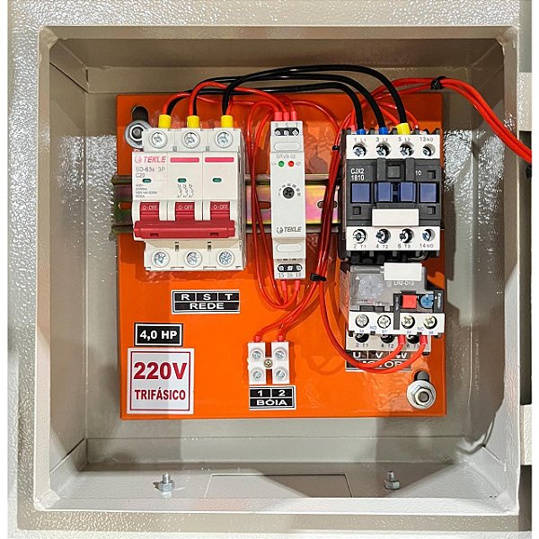 Painel  P/ bomba submersa 4,0CV Trifasico 220V
