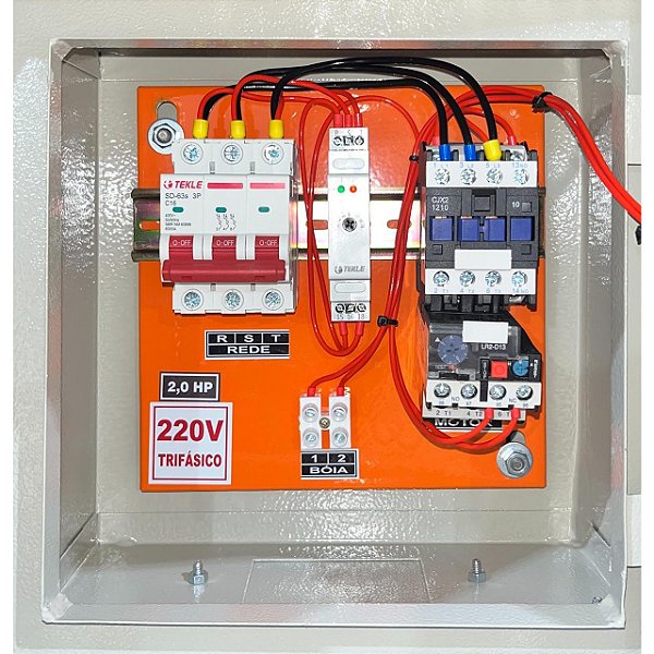 Painel  P/ bomba submersa 2,0CV Trifasico 220V