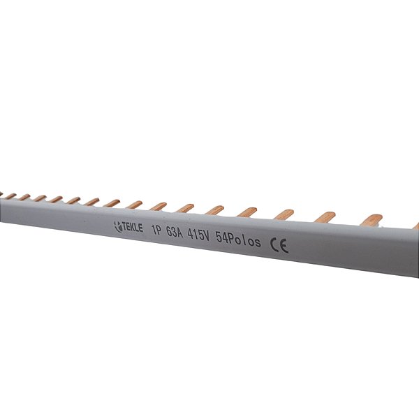 BARRAMENTO PENTE UNIPOLAR - 63A 54POLOS 1MT