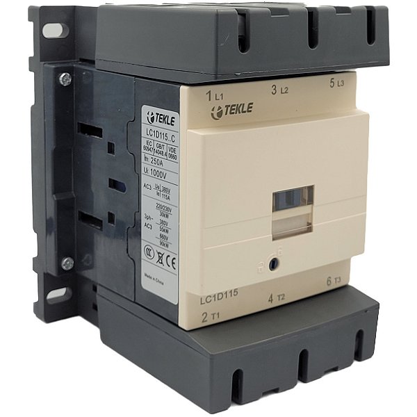 CONTATOR TRIP.  CJX2-115 (LC1D-115)1NA+1NF - 220Vca