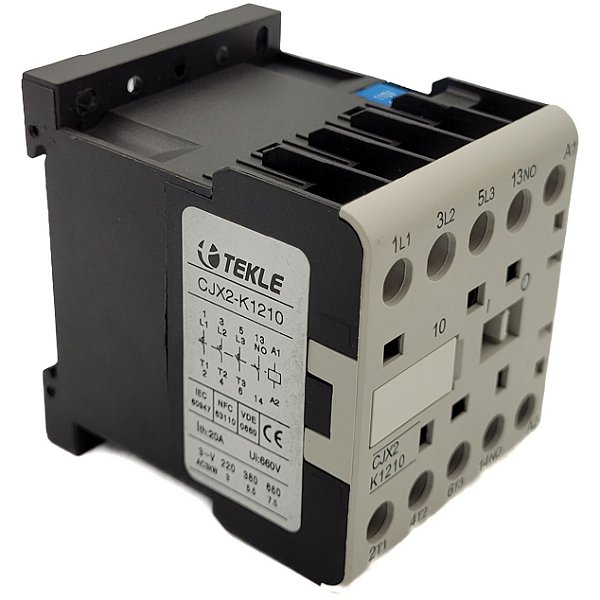 MINI CONTATOR DE FORCA CJX2-K12-110Vac